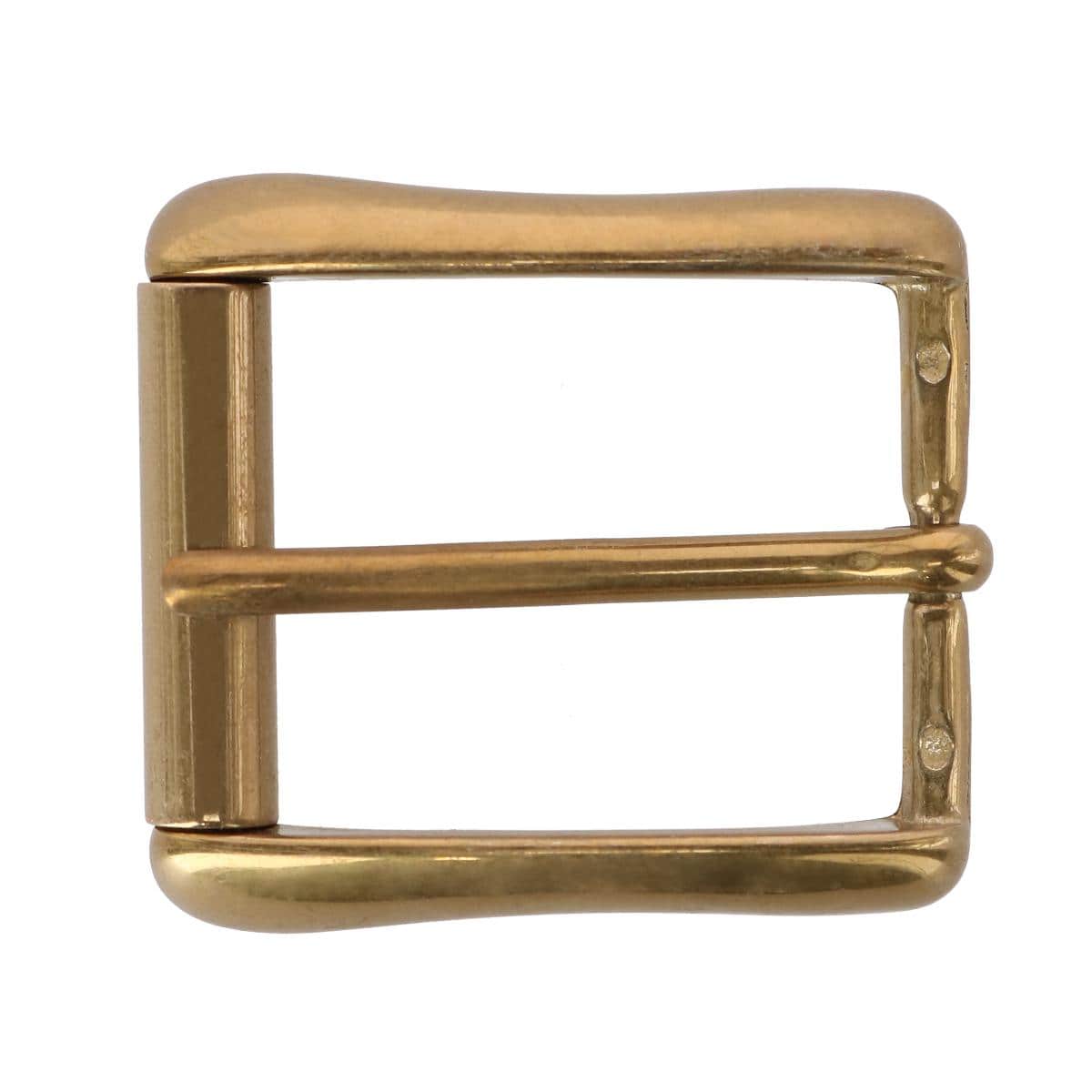 35mm Italian Brass Antique Gold Roller Buckle by Trafalgar  display picture 1