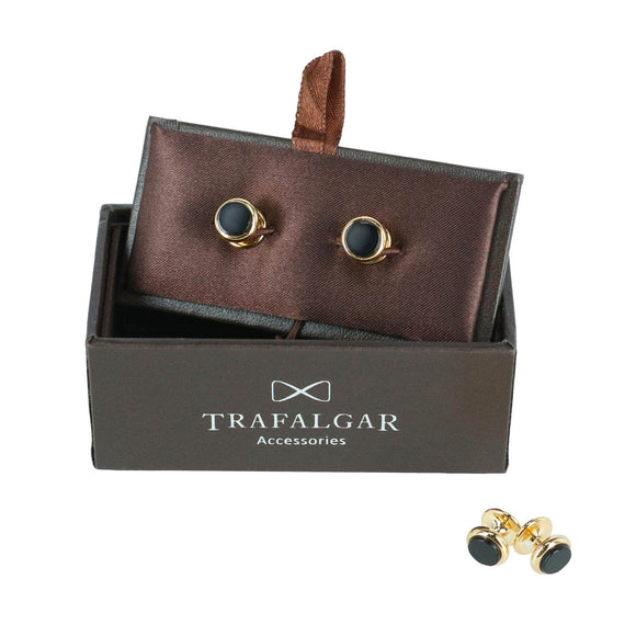 24K Gold with Genuine Onyx