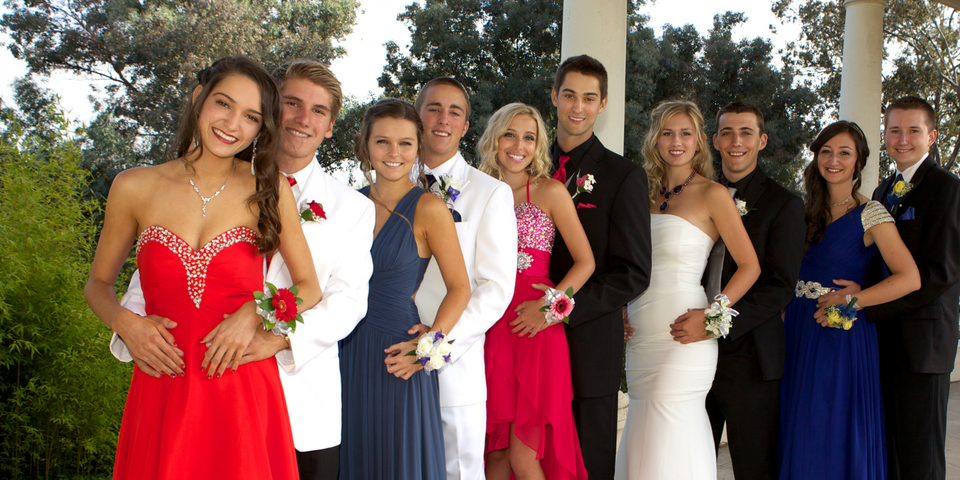 Five couples going to Prom