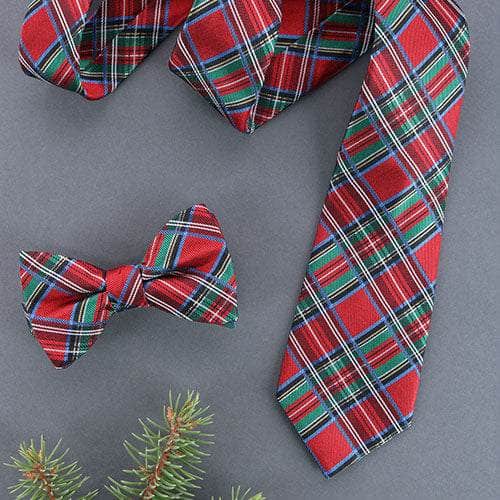 A bow tie and necktie