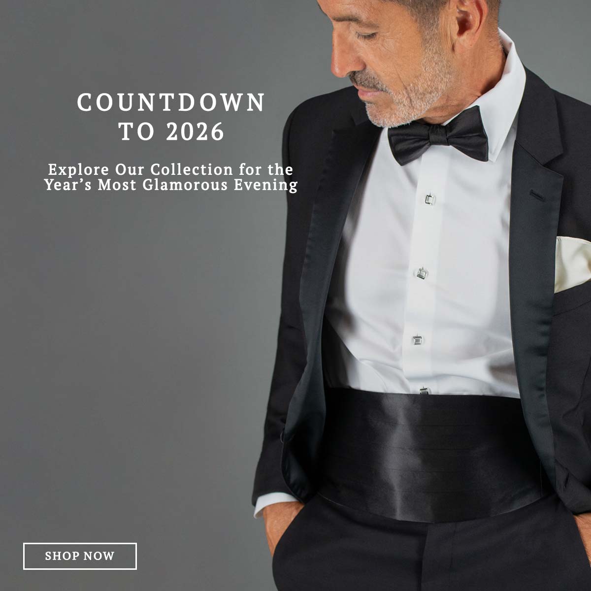 COUNTDOWN TO 2026: Explore our collection for the year's most glamorous evening. Shop now!