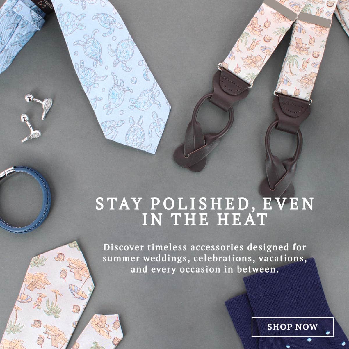 Stay polished even in the heat. discover timeless accessories designed for summer weddings, celebrations, vacations and every occasion in between