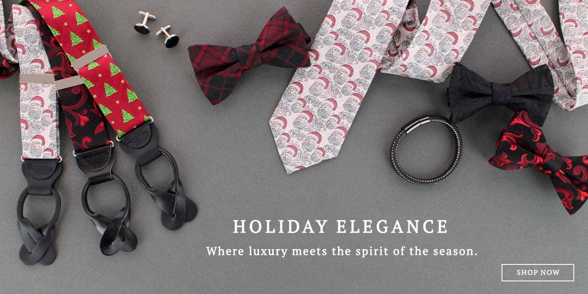 Holiday Elegance: Where luxury meets the spirit of the season. Shop now!