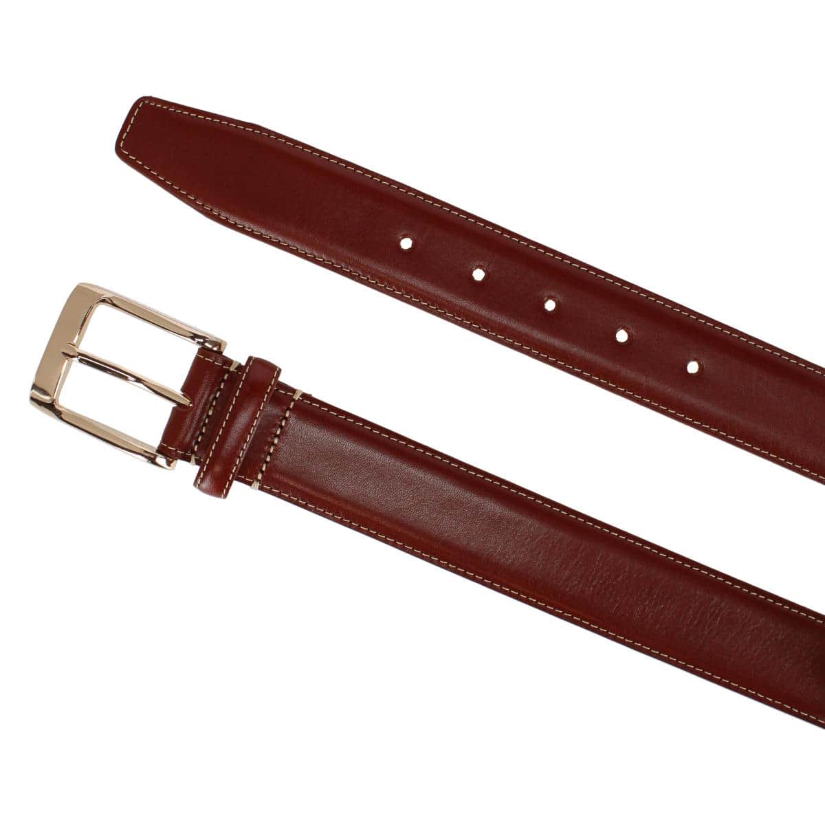 Cornelius 35mm Cortina Leather Dress Belt - Honey Maple