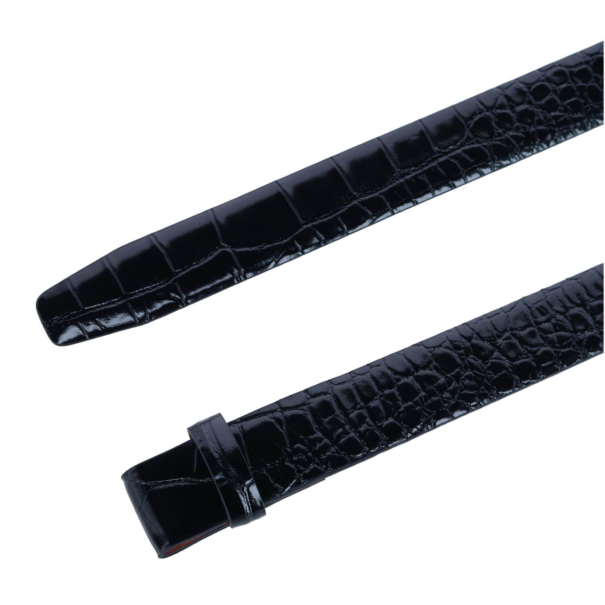 Gator Embossed 30mm Compression Belt Strap - Black