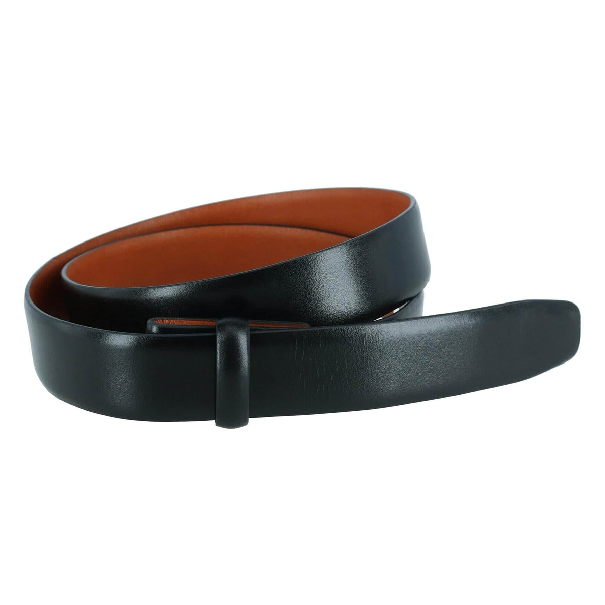 Cortina Leather 30mm Compression Belt Strap - Black