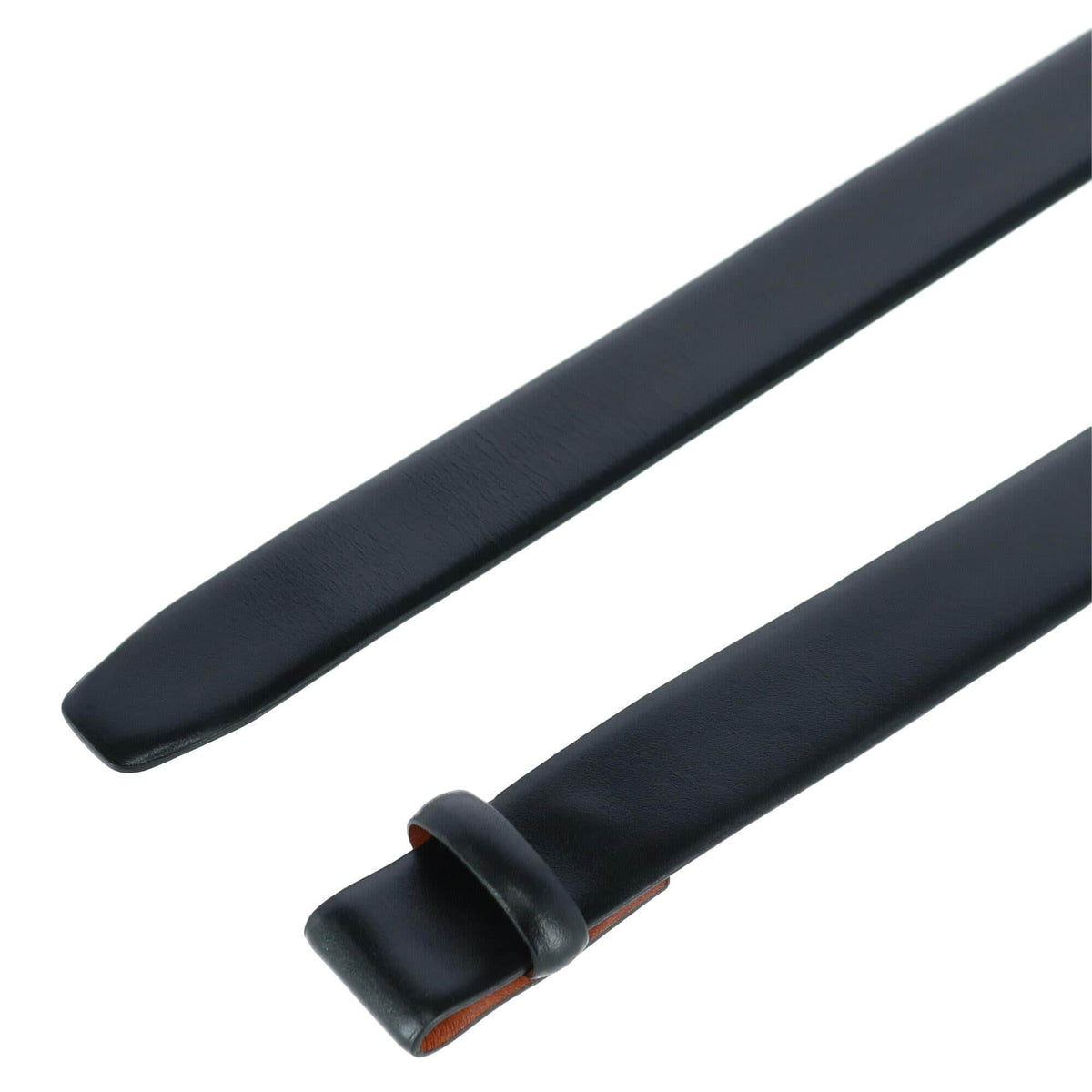 Cortina Leather 30mm Compression Belt Strap - Black