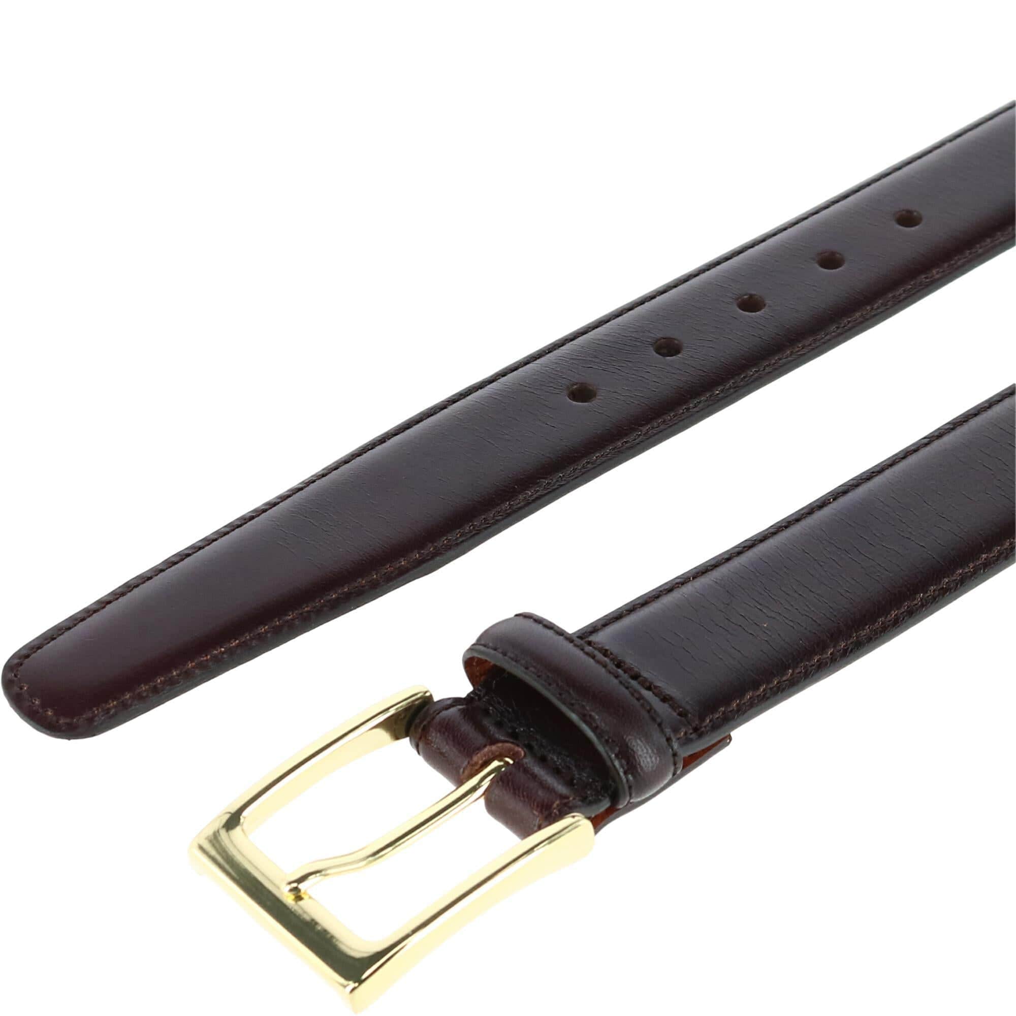 Classic 30mm Cortina Leather Belt - Dark Brown