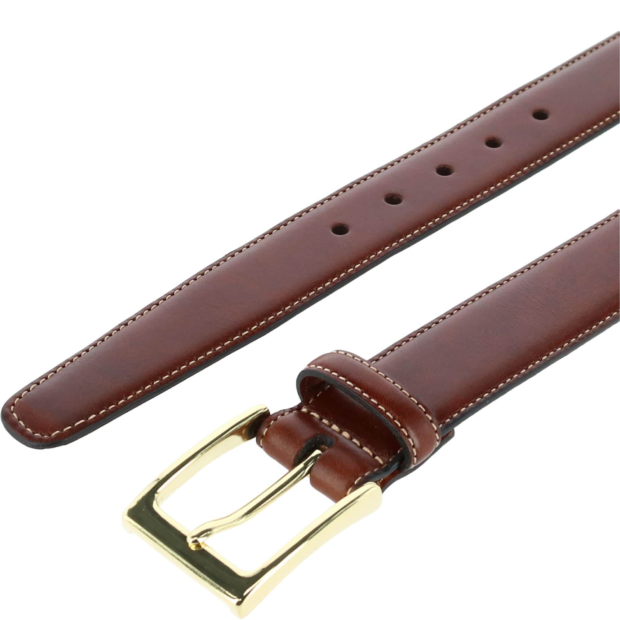 Classic 30mm Cortina Leather Belt - Honey Maple