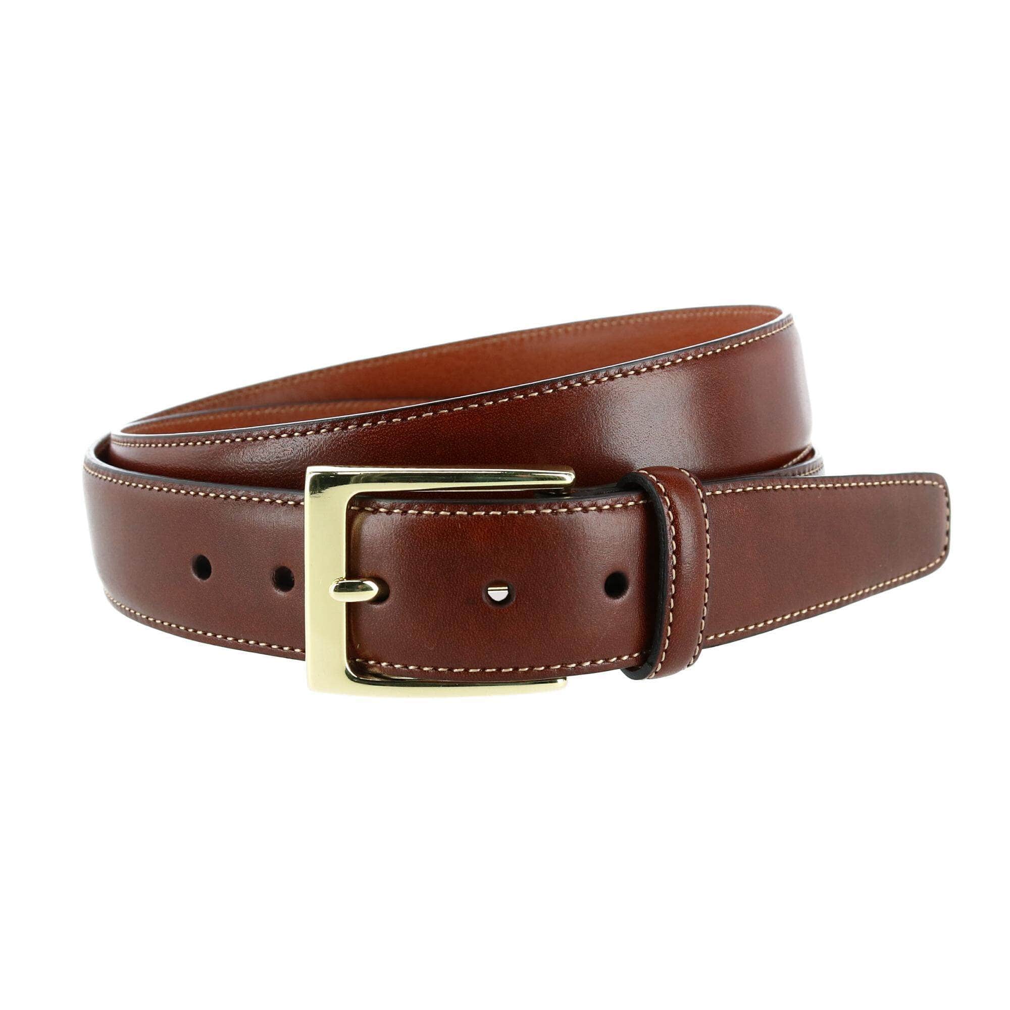 Classic 30mm Cortina Leather Belt by Trafalgar Men\'s Accessories