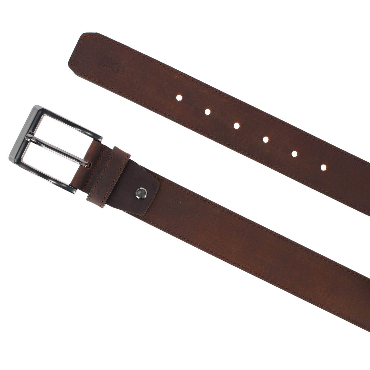 Calder 40mm Crazy Horse Leather Jean Belt - Tan