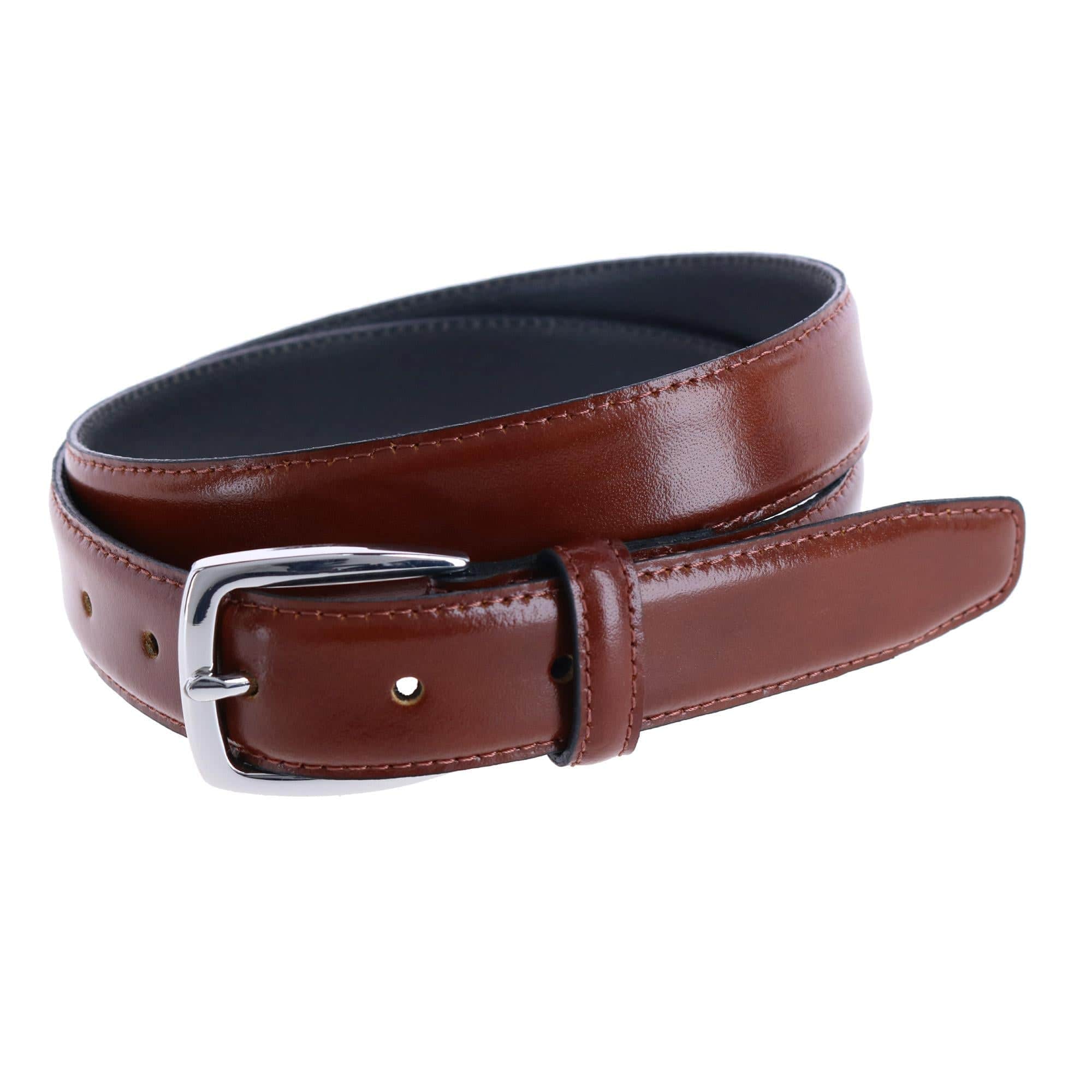 Jameson 31mm Genuine Leather Dress Belt - Tan