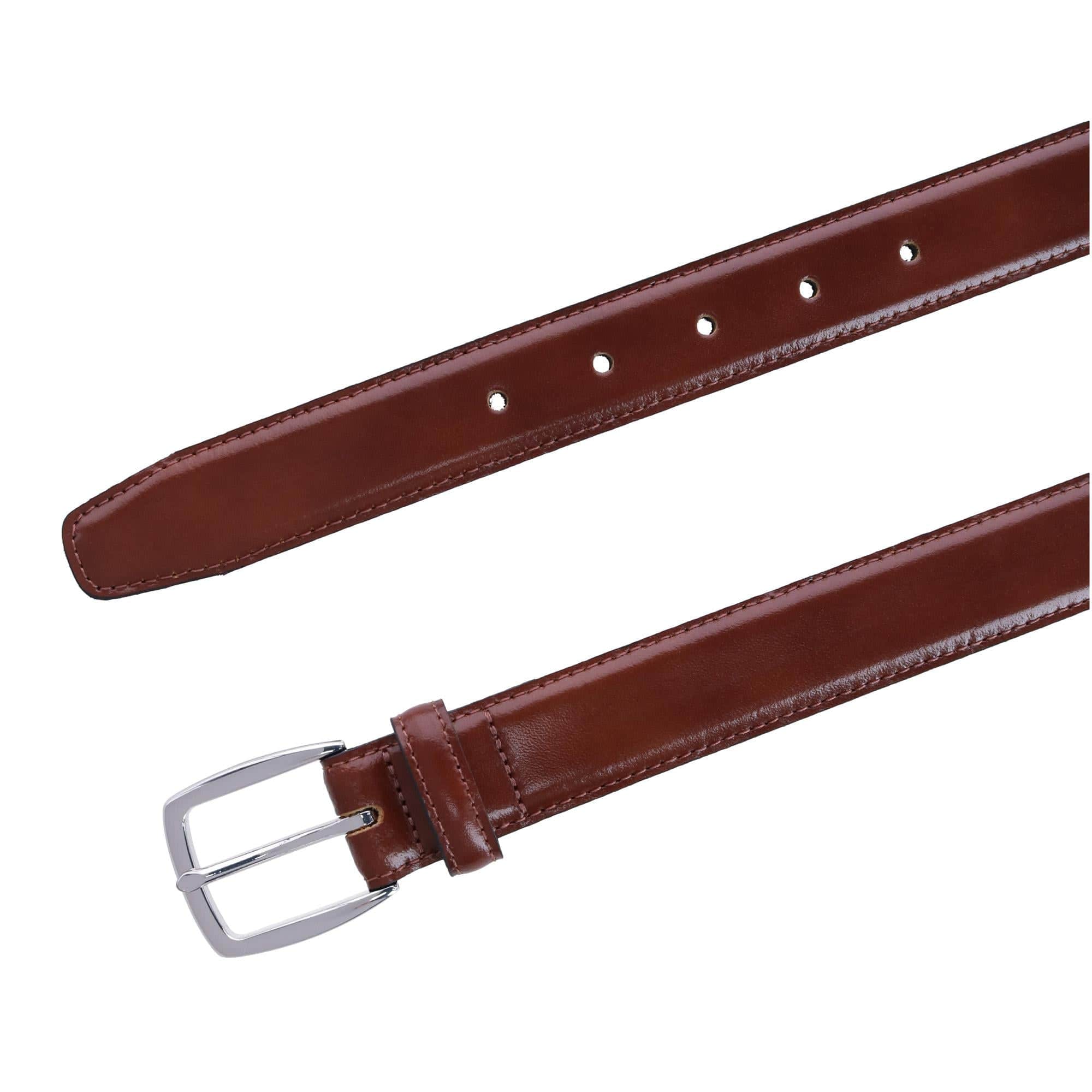 Jameson 31mm Genuine Leather Dress Belt - Tan