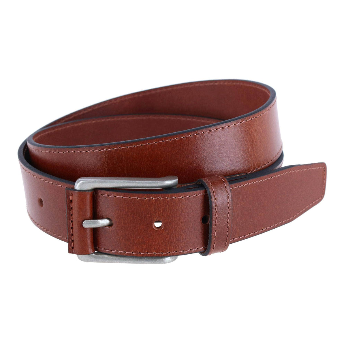 Wyatt 35mm Genuine Leather Casual Jean Belt - Tan