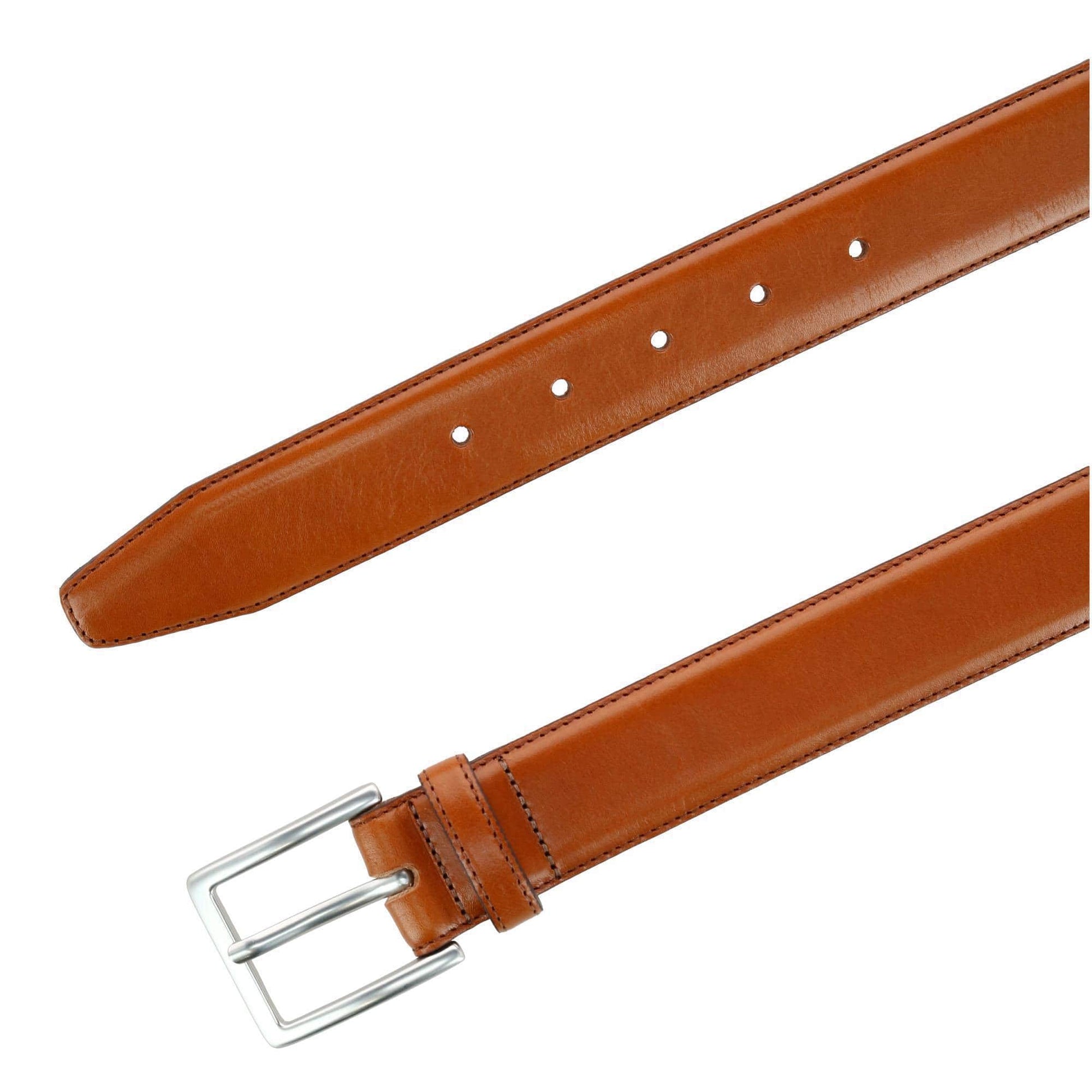 Orion Smooth Calfskin 35mm Dress Belt - Tan