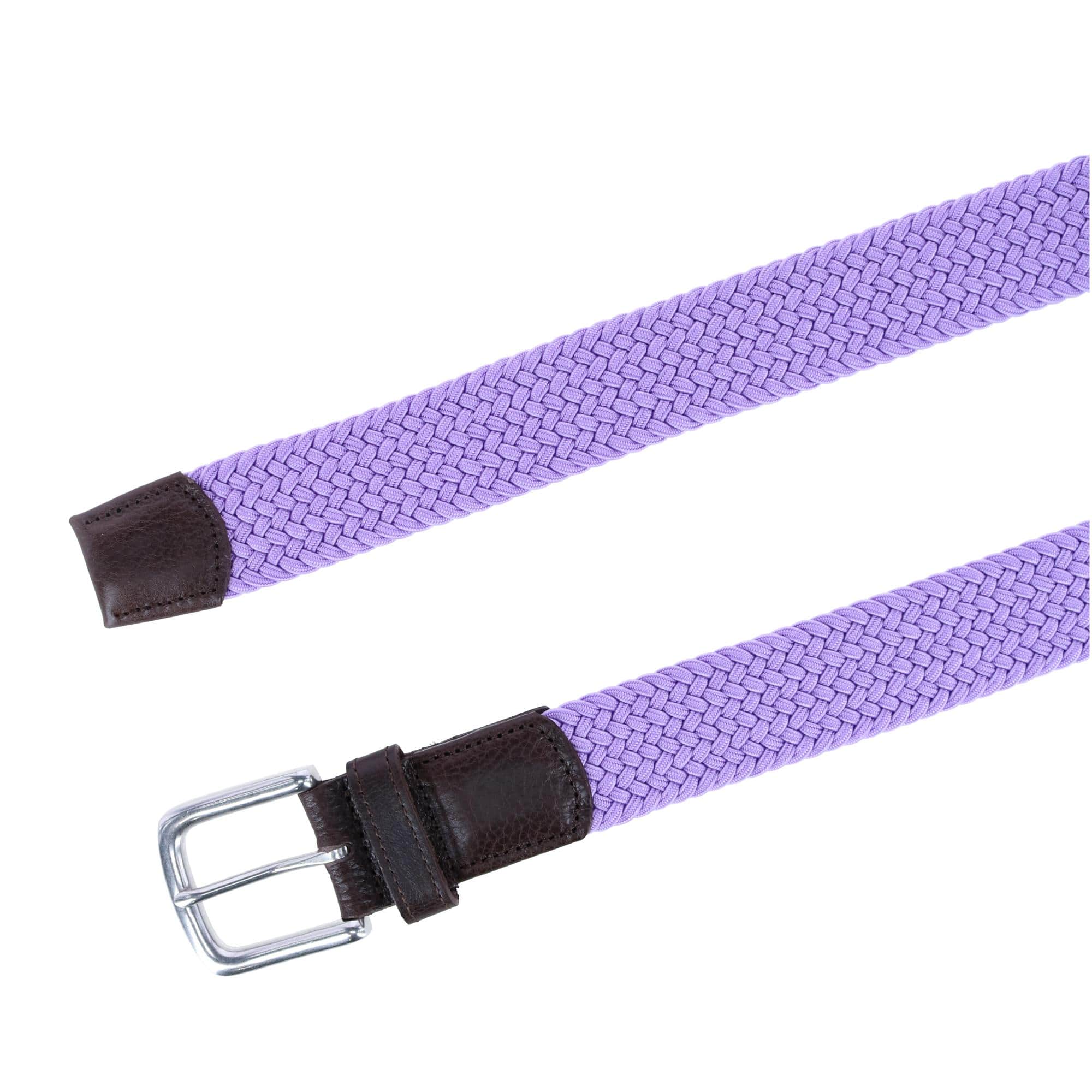 Riverside Solid Stretch Weave Belt - Light Purple