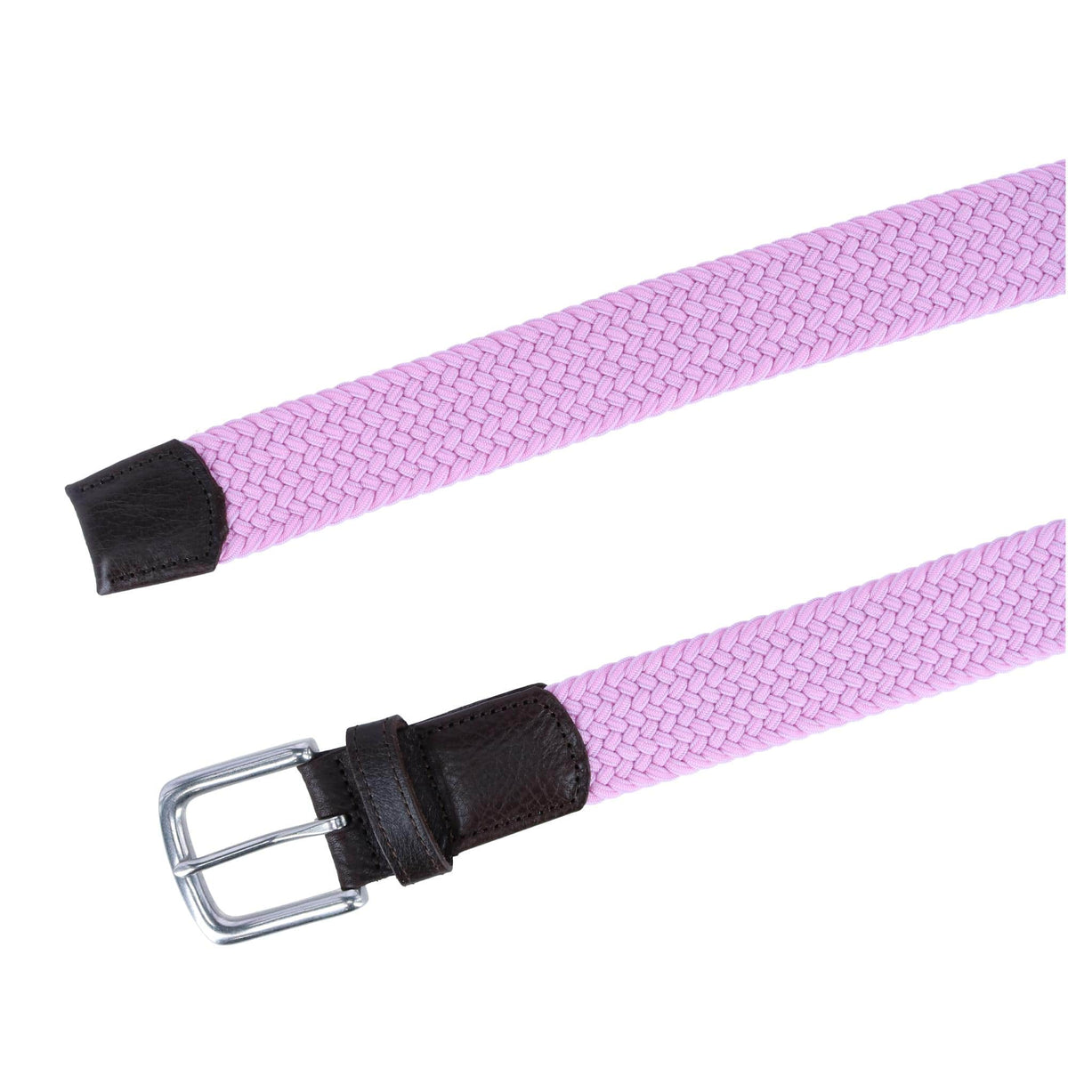 Riverside Solid Stretch Weave Belt - Pink