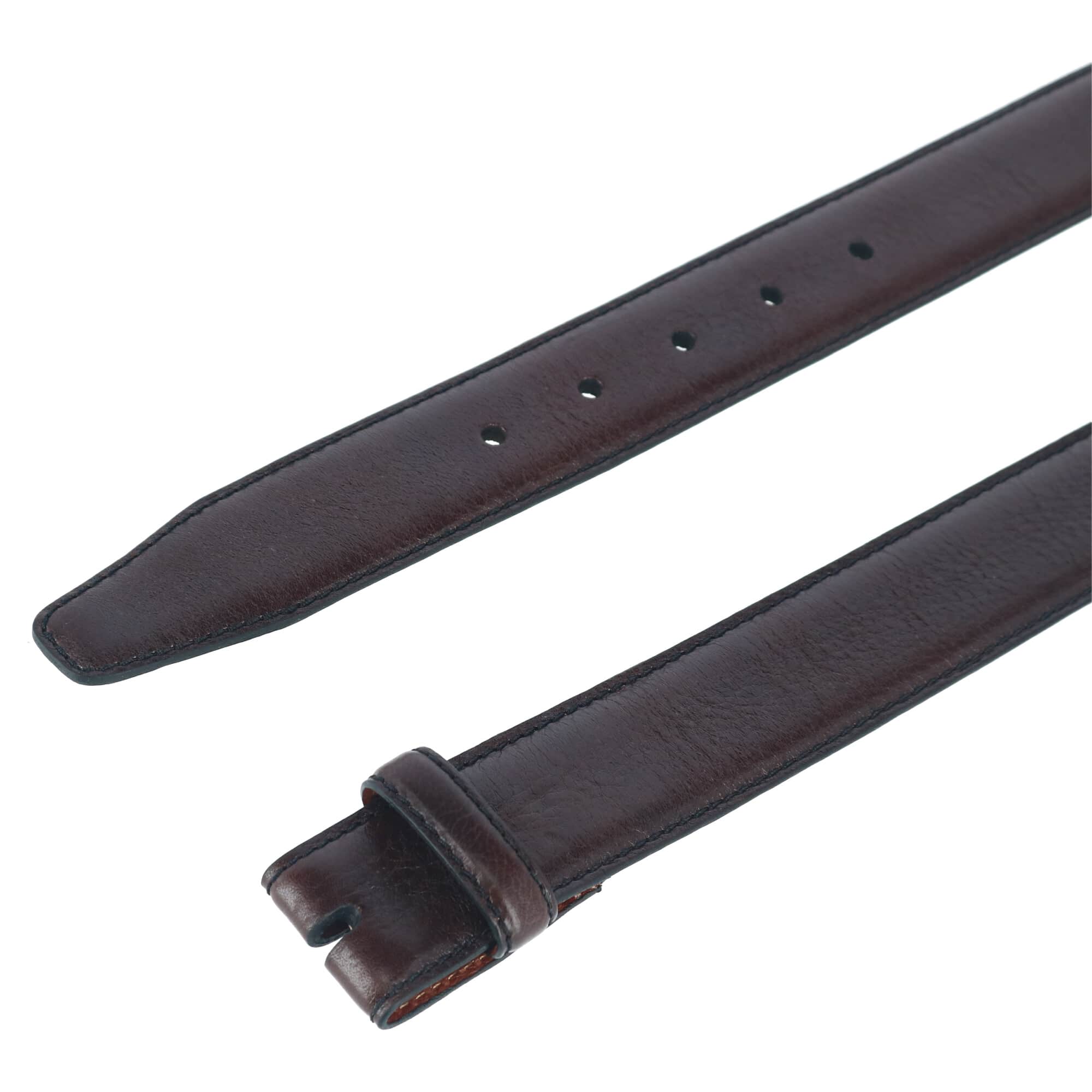 Pebble Grain Leather 35mm Harness Belt Strap - Brown