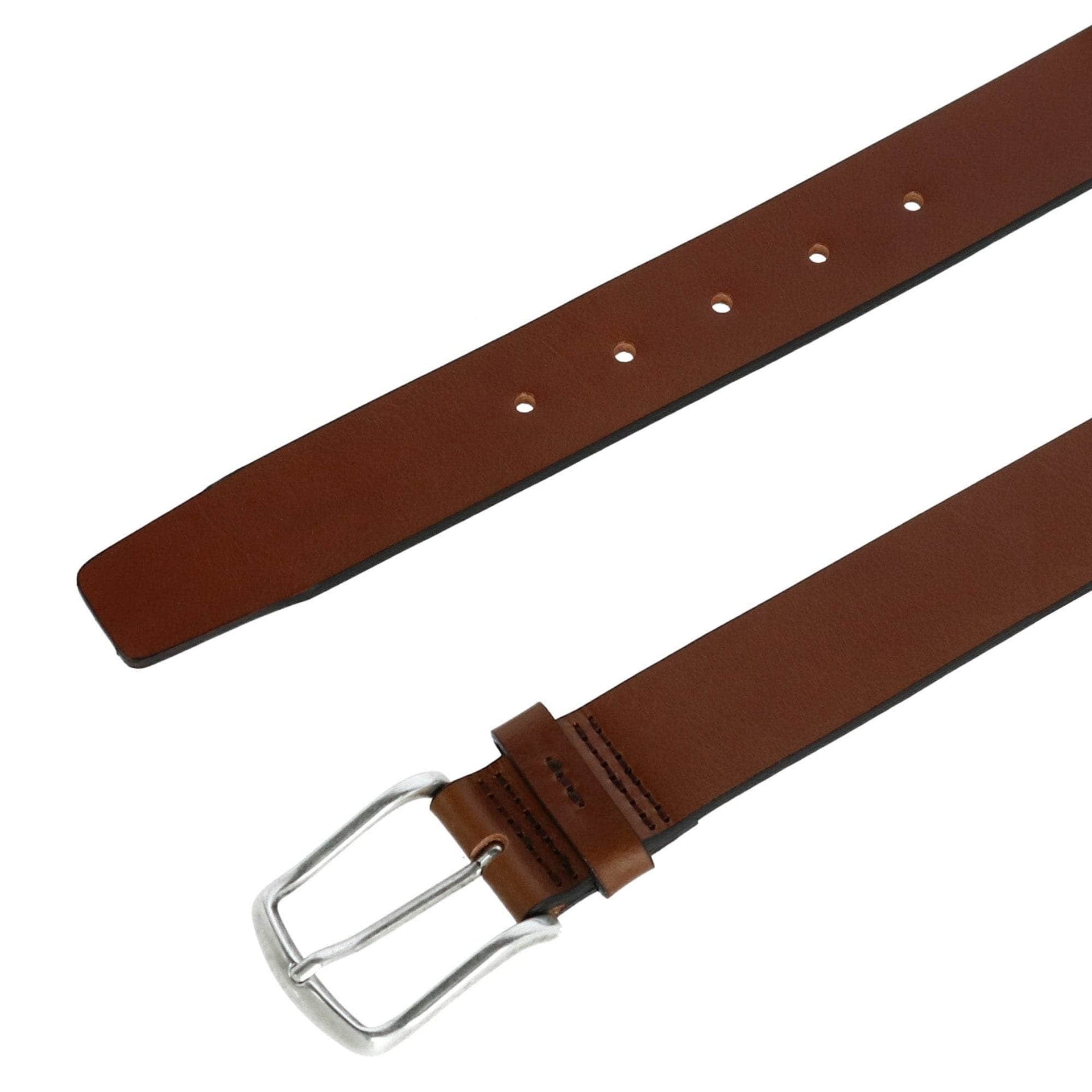 Lucas 35mm Brindle Leather Belt by Trafalgar Men's Accessories