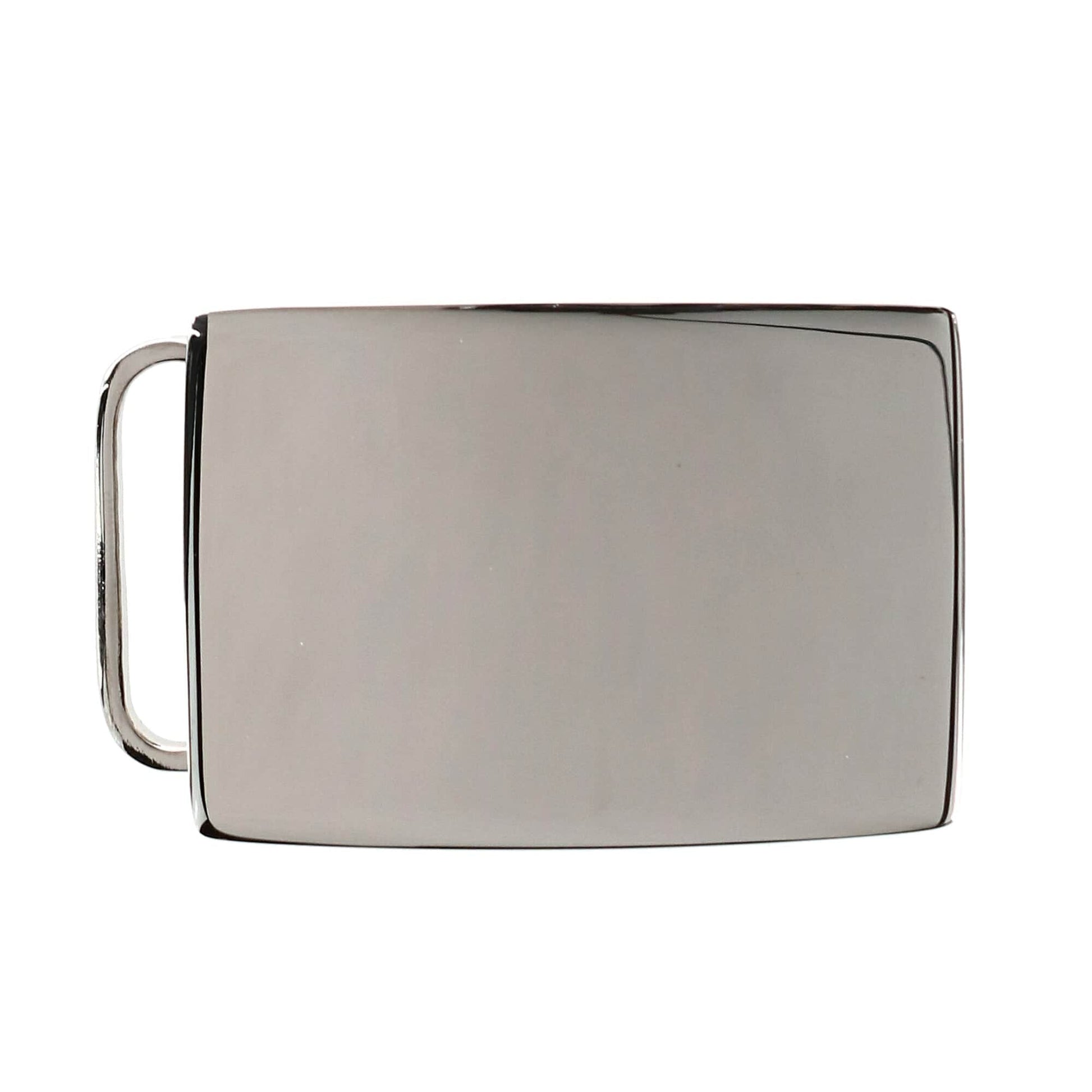25mm Regent Silver Compression Belt Buckle - Silver