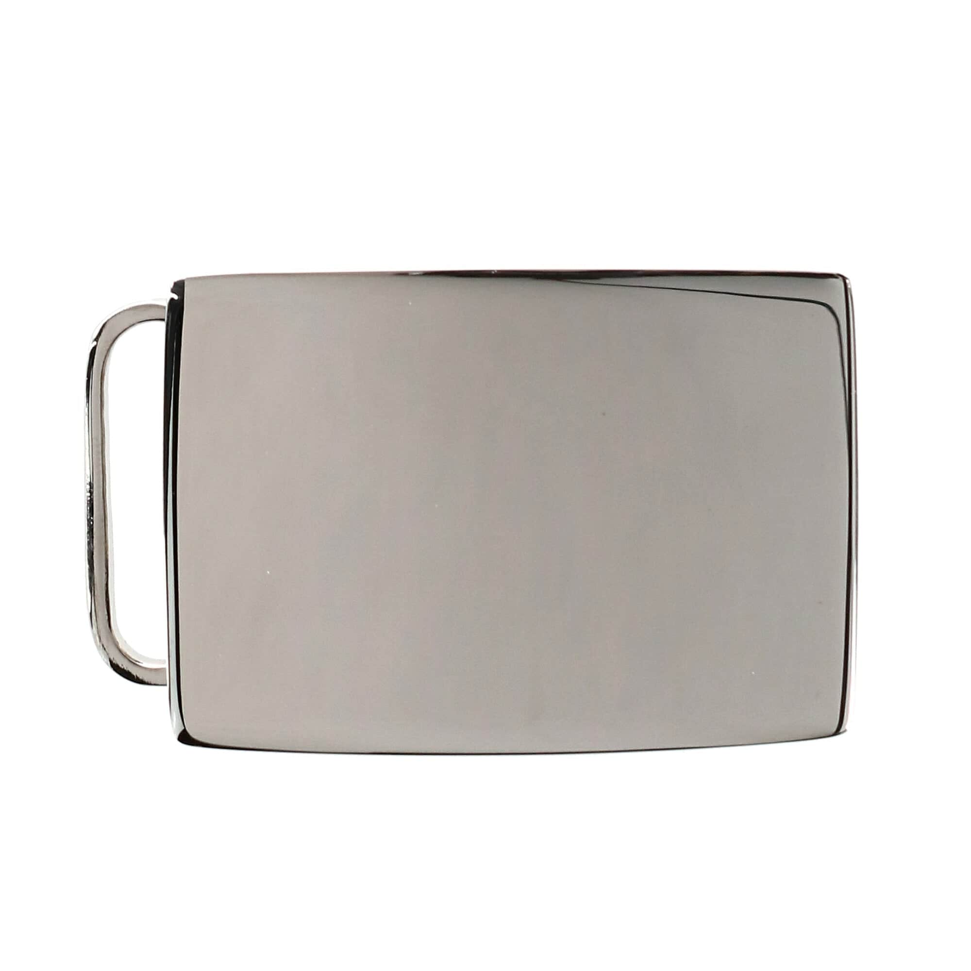 25mm Regent Silver Compression Belt Buckle - Silver