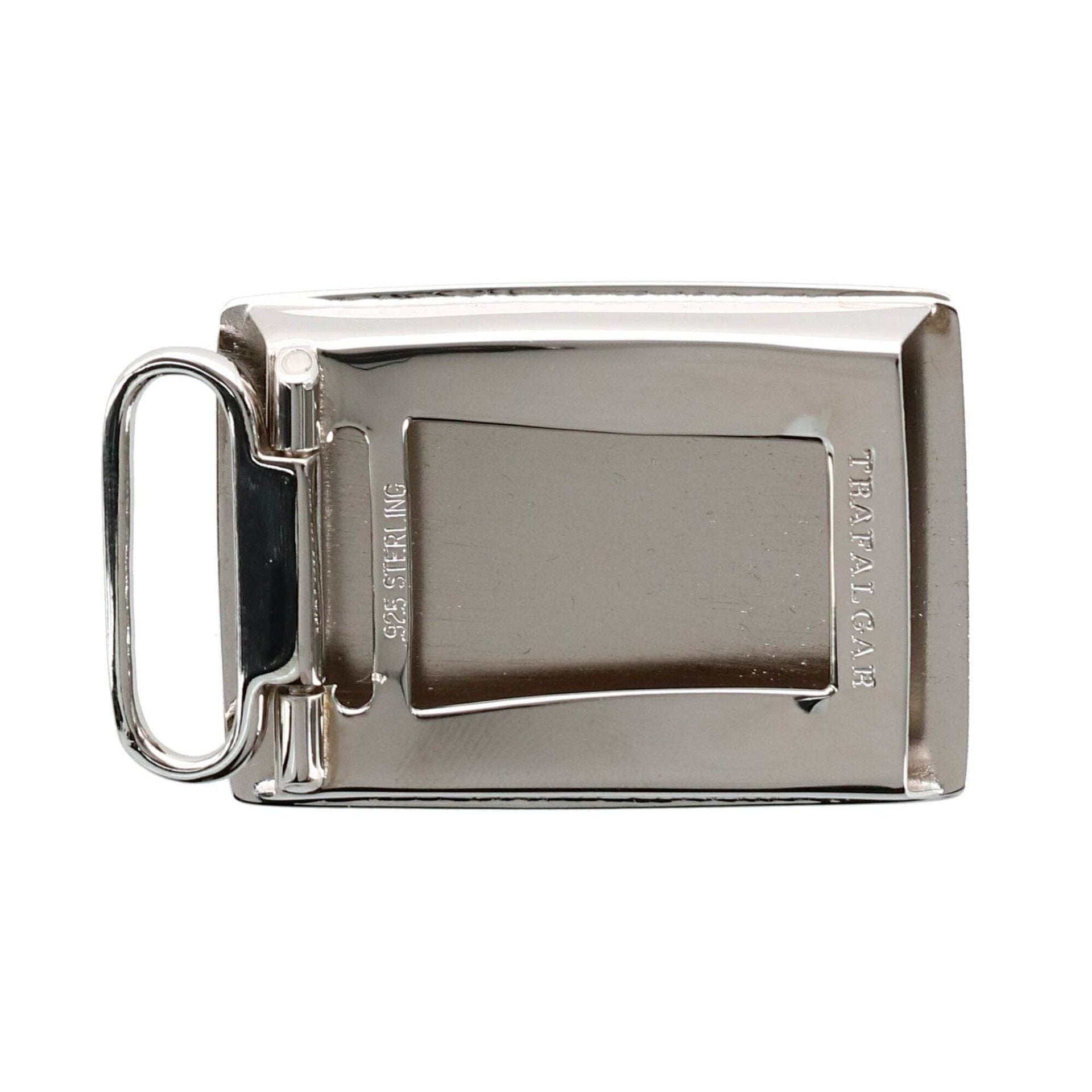 25mm Regent Silver Compression Belt Buckle