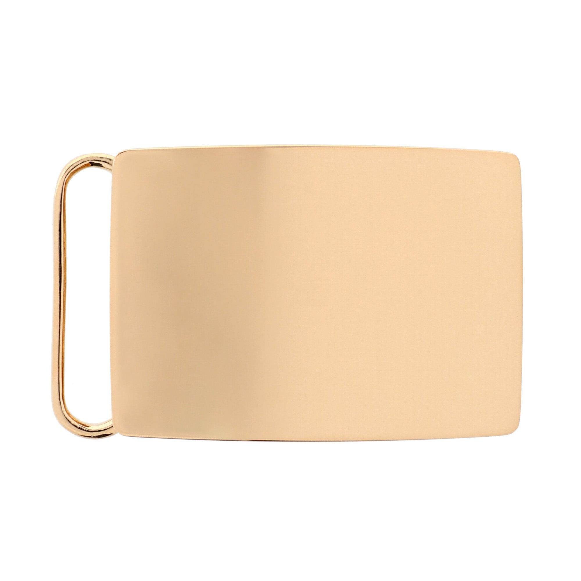 30mm 24K Over Brass Compression Belt Buckle