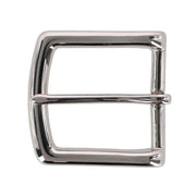 38mm Solid Brass Single Pronged Polished Silver Buckle