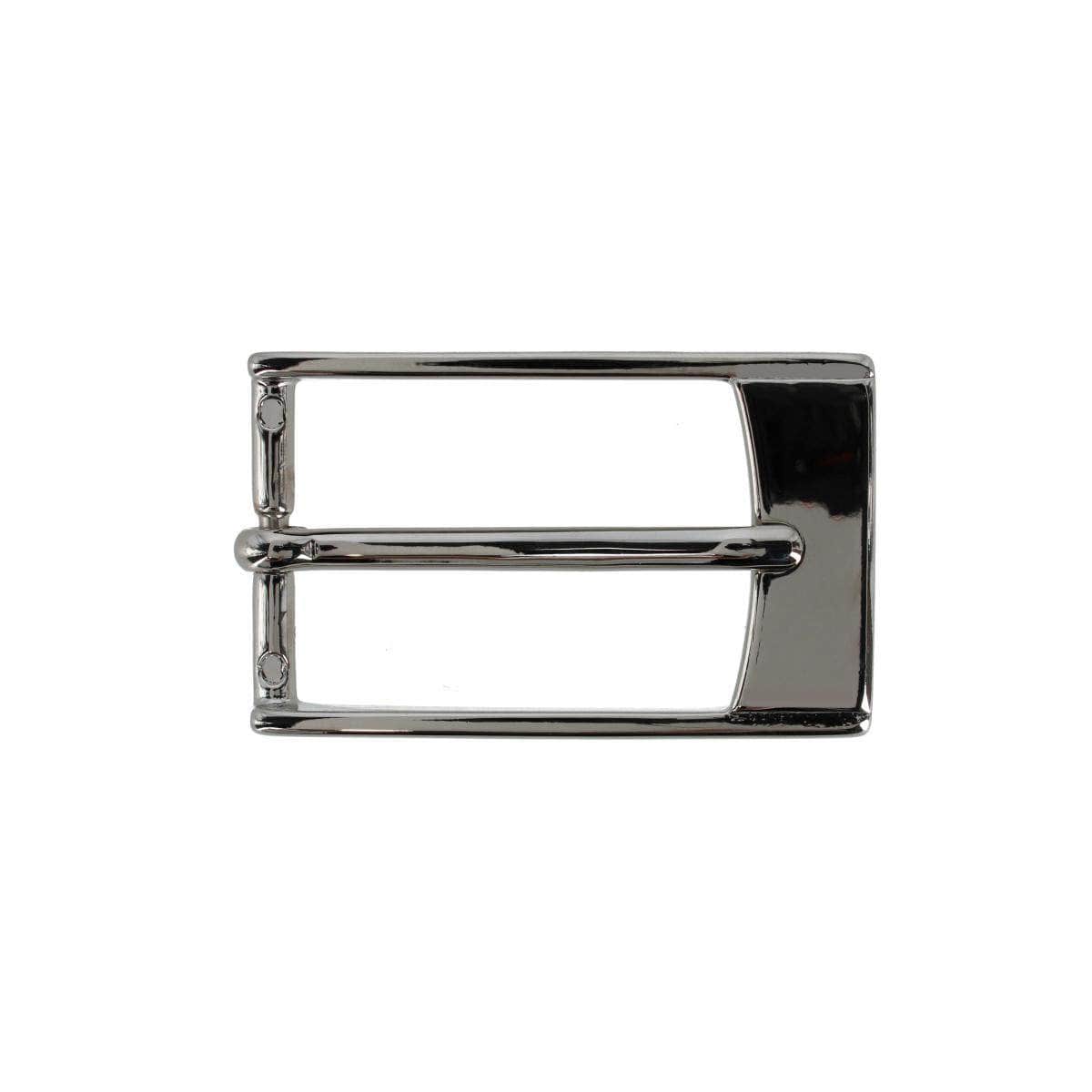 30mm Elongated Rectangular Solid Brass Italian Harness Belt Buckle