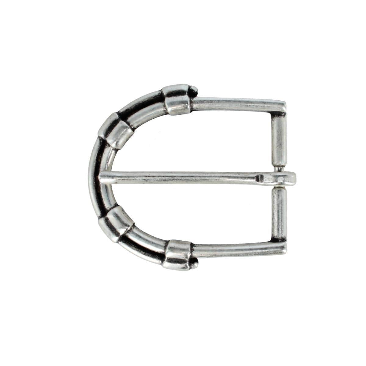 35mm Solid Brass Italian Horseshoe Inspired Harness Belt Buckle