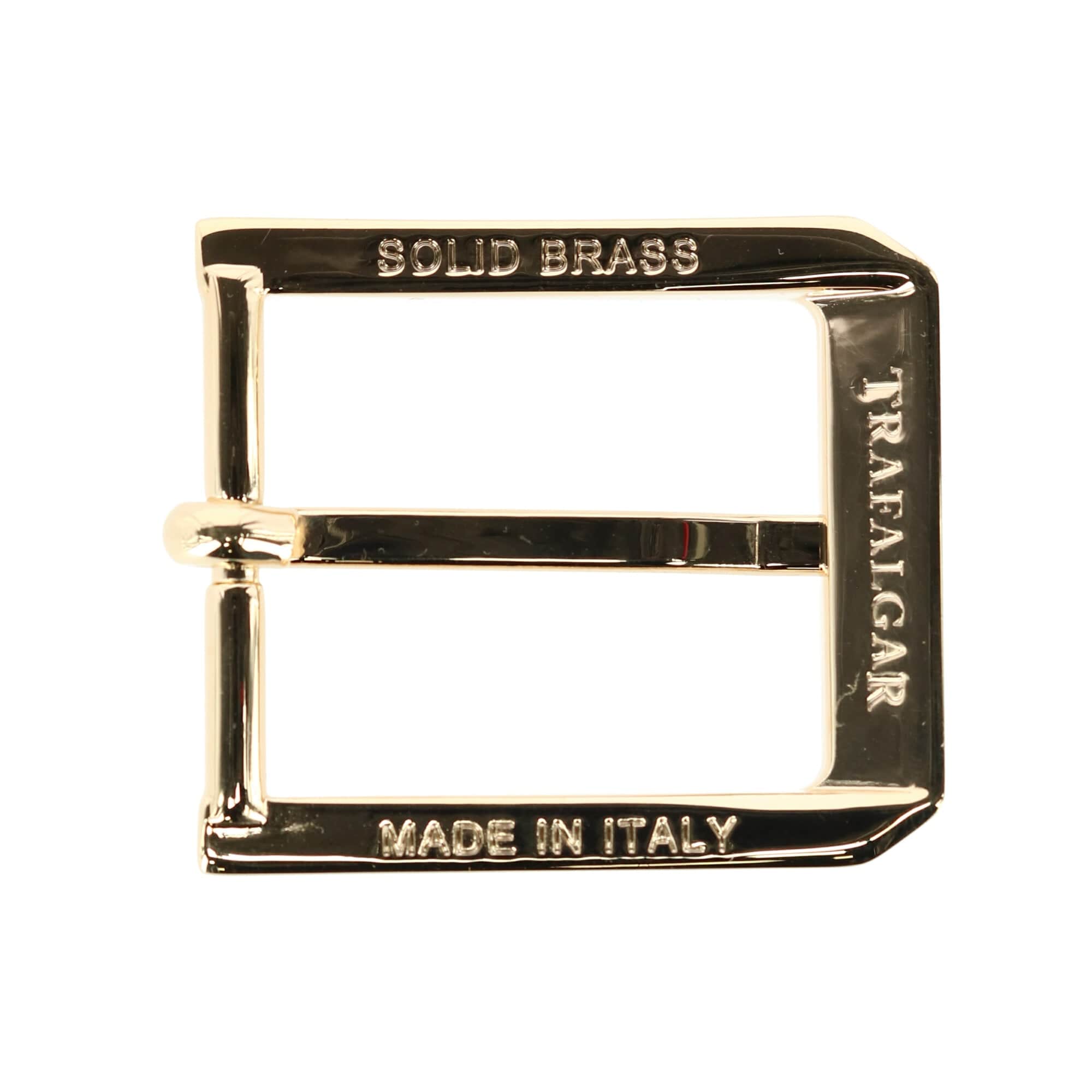 30mm Angled Harness Belt Buckle - Gold