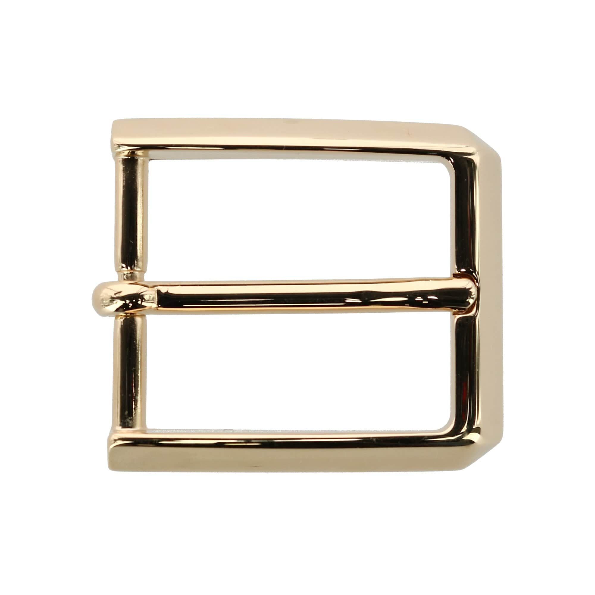 30mm Angled Harness Belt Buckle - Gold