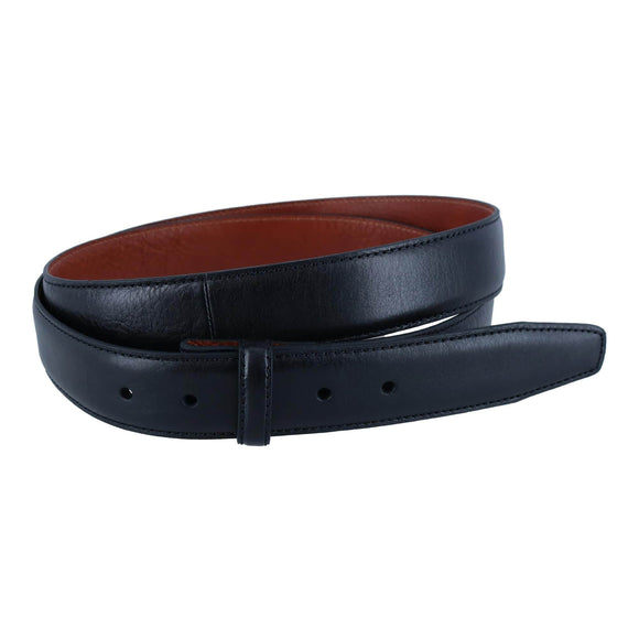 Big & Tall Feather Edge Pebble Leather Harness Belt Strap