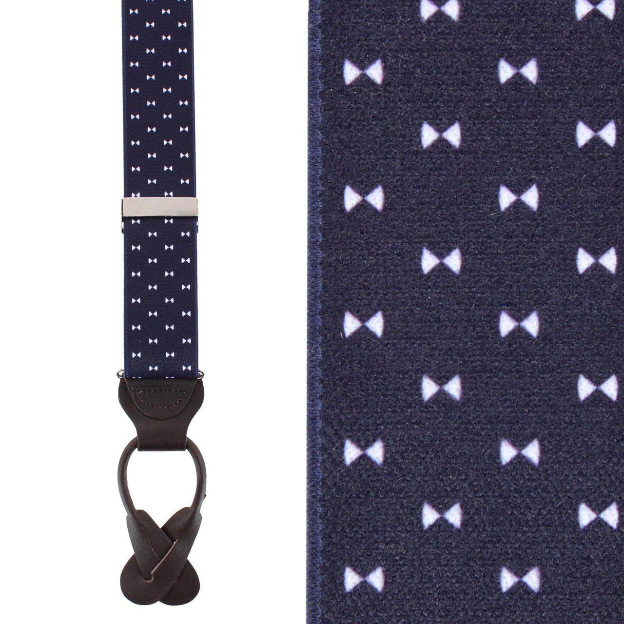 The Micro Bow Classic Elastic Button End Braces