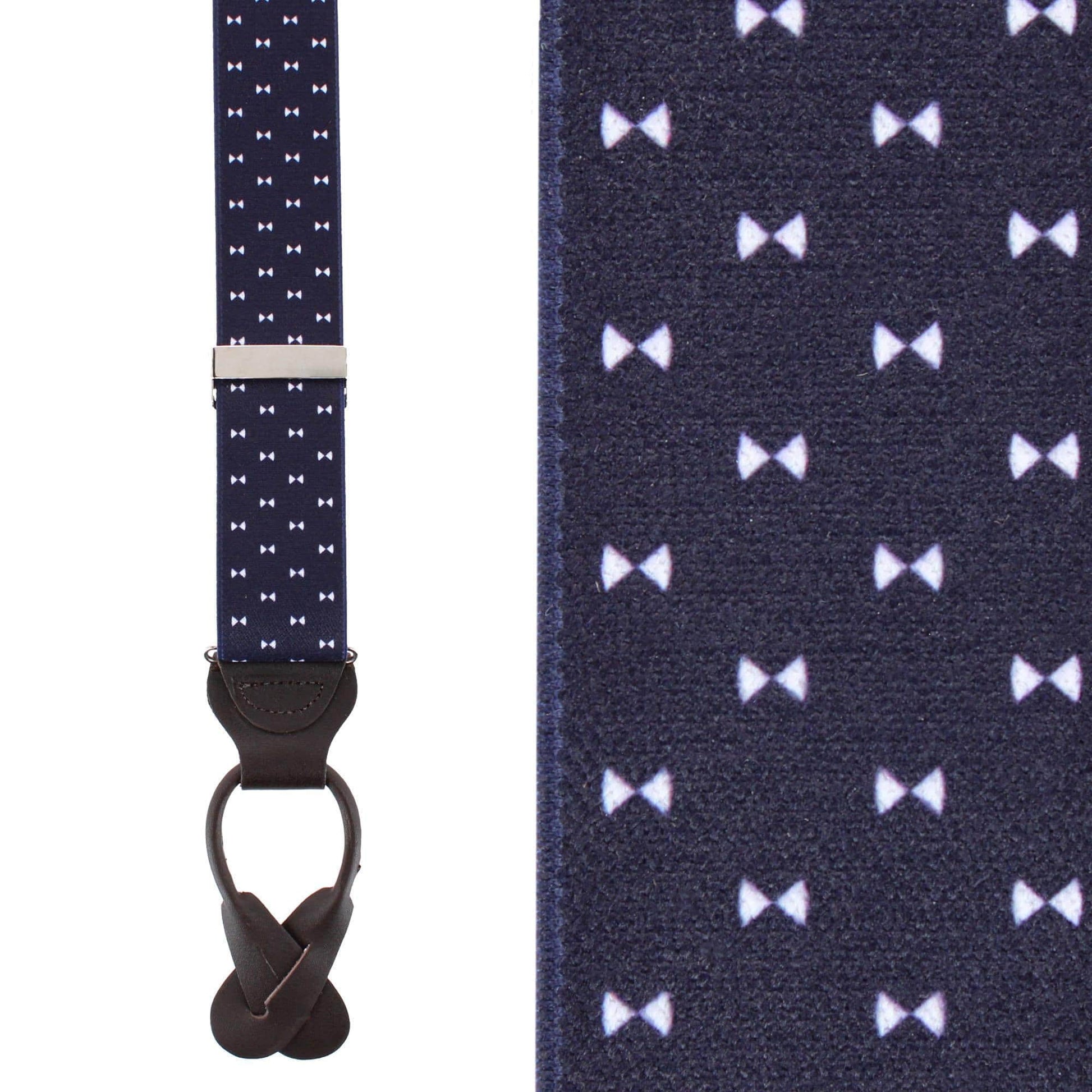 The Micro Bow Classic Elastic Button End Braces