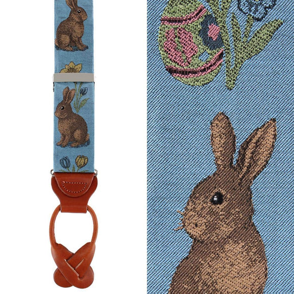 Harvey's Easter Sunday Silk Button End Braces