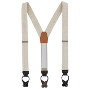 Cream with Gold Polka Dots