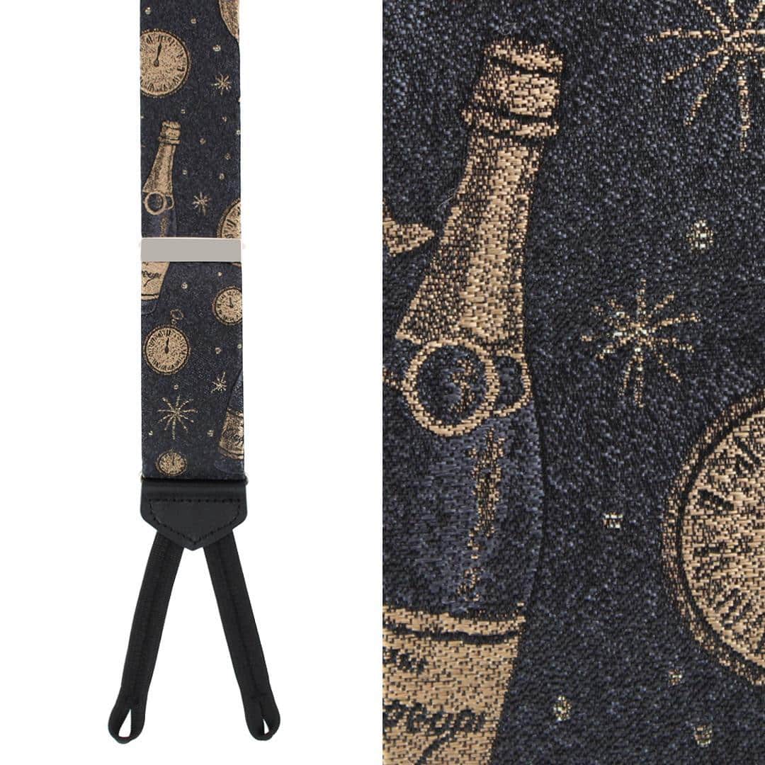 Resolutions Countdown Novelty Silk Formal End Braces