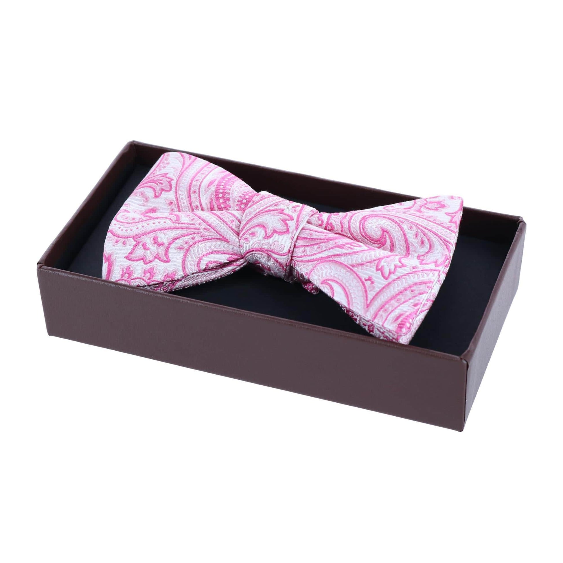Sobee Paisley Cummerbund and Bow Tie Set - Pink