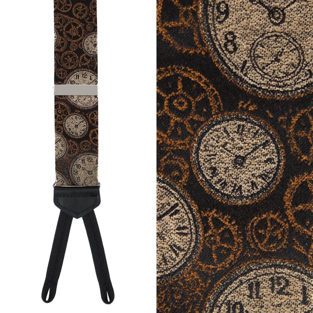 Horologe Novelty Silk Formal End Braces
