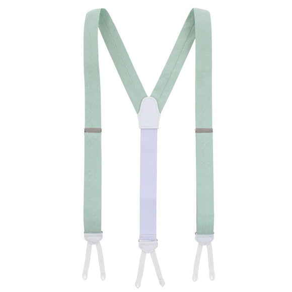 Light Green with Polka Dots