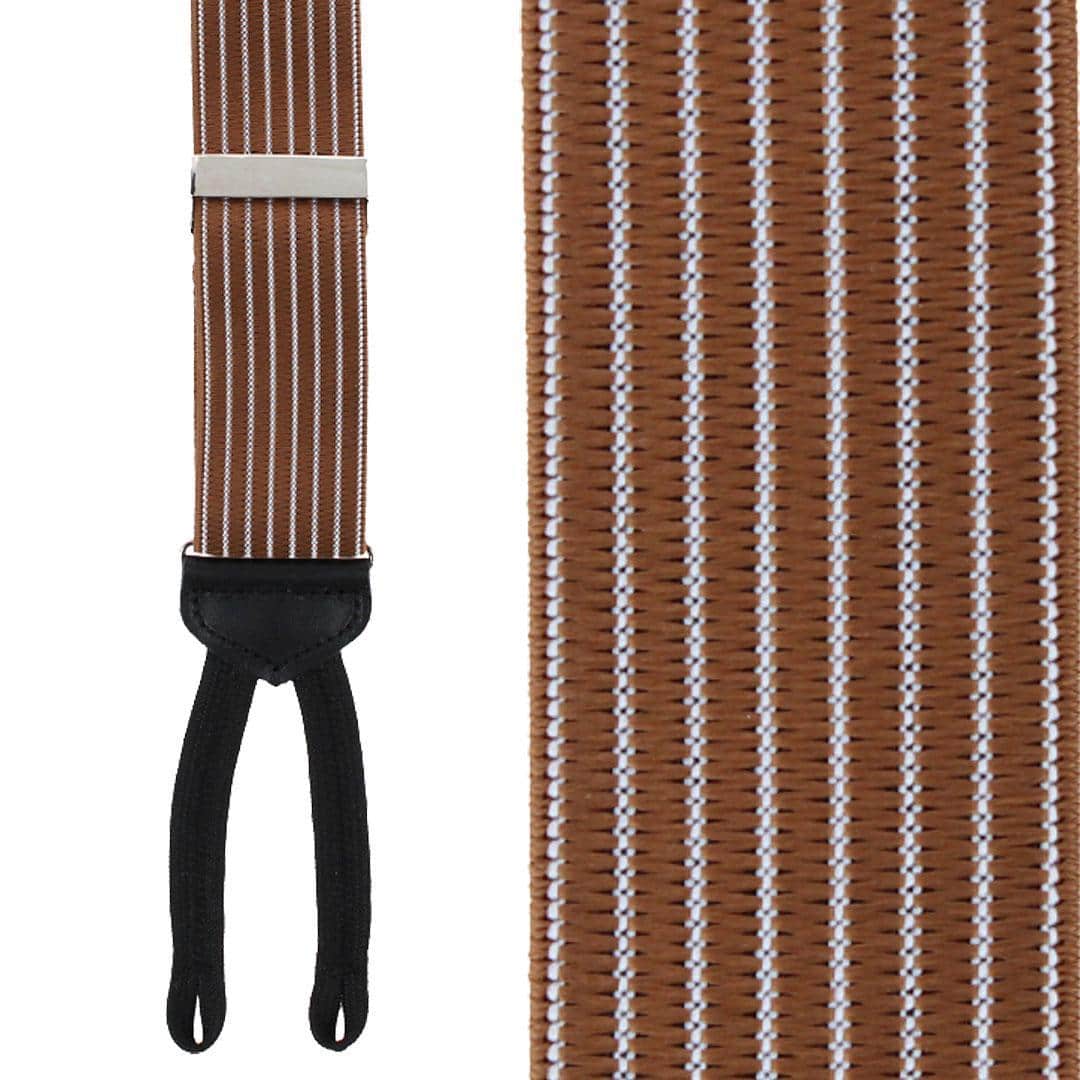 Voltaire Chalk Stripe Formal End Braces