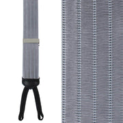 Jefferson Brushed Pinstripe Elastic Formal End Braces