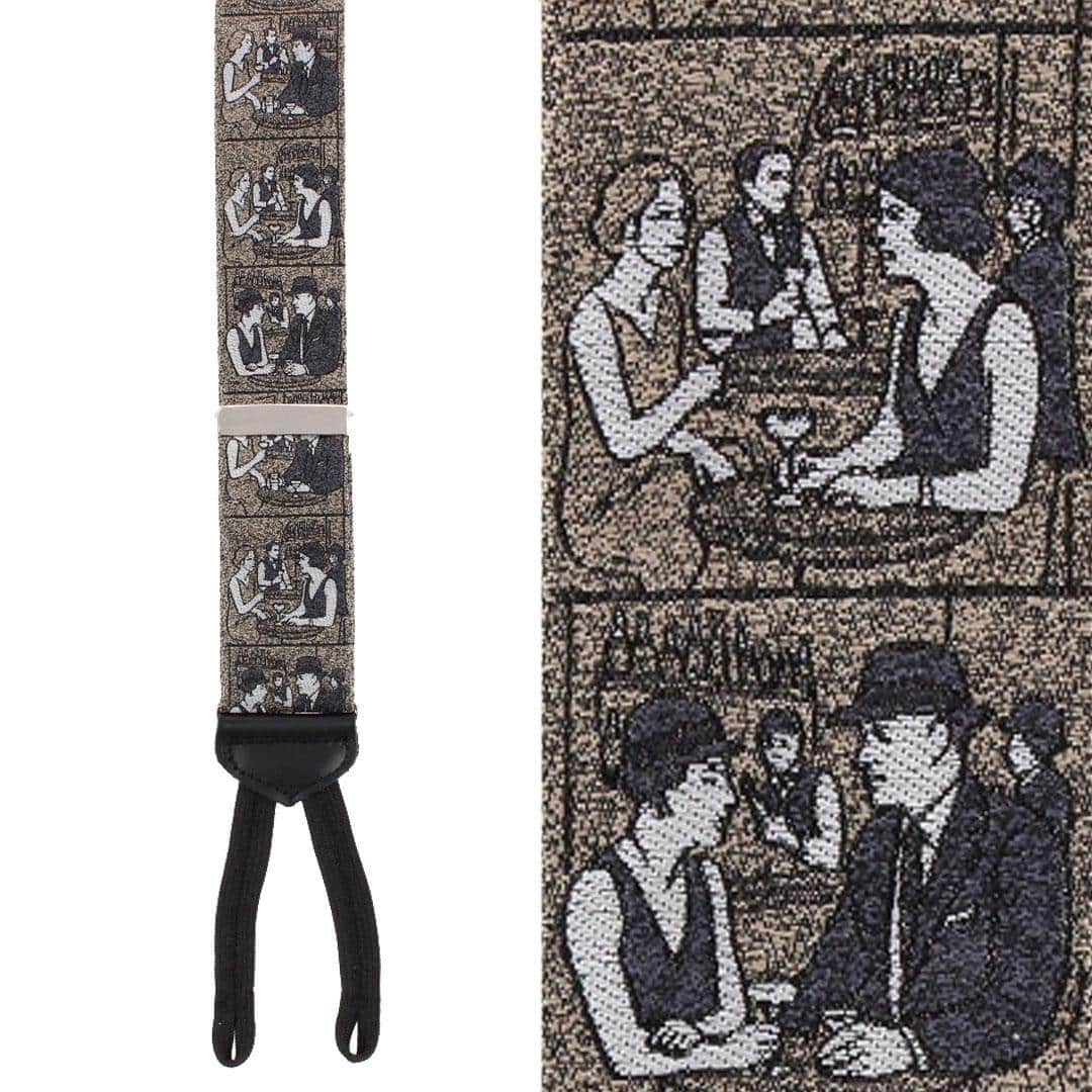 The Nightcap Novelty Silk Formal End Braces