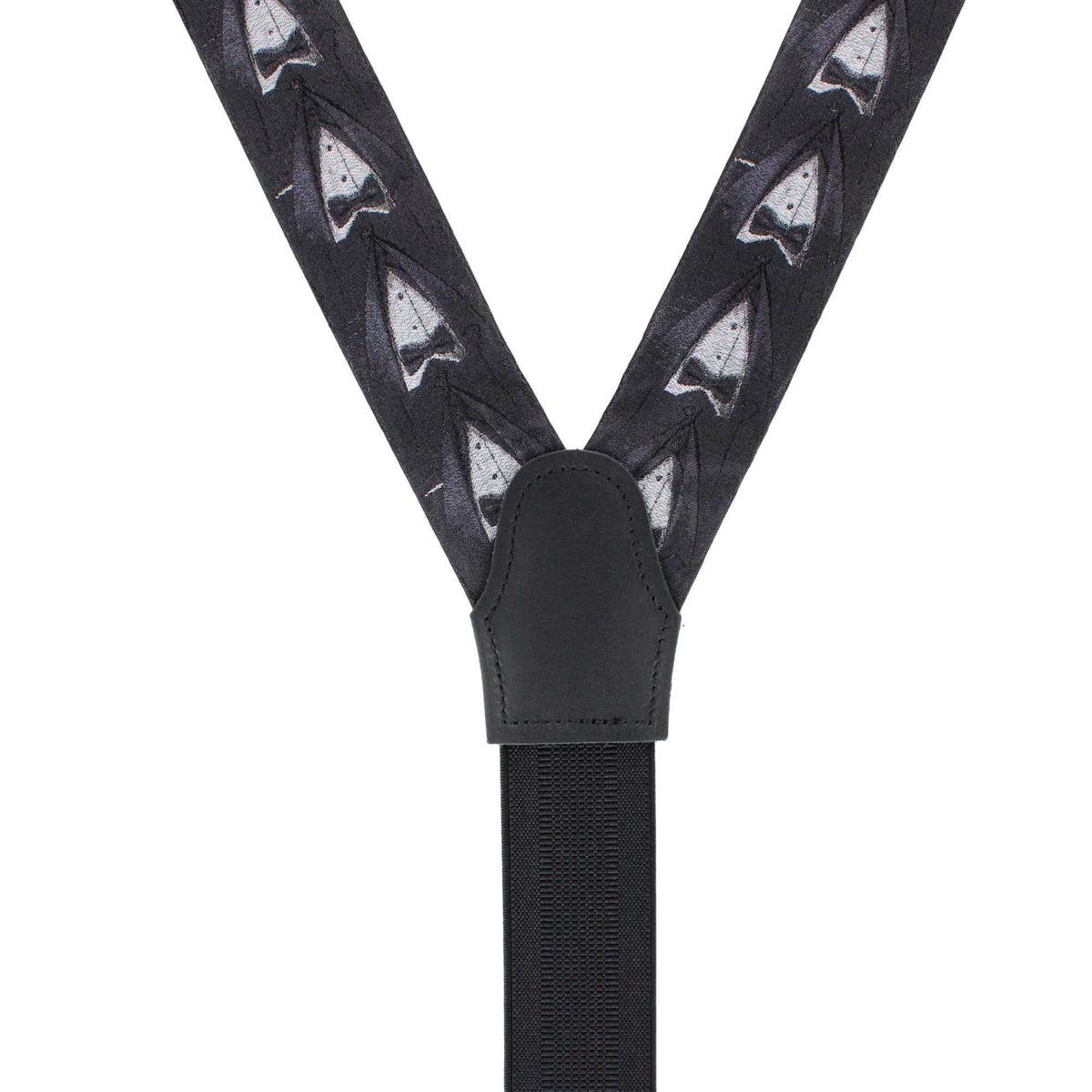 The Formal Affair Sik Novelty Formal End Braces - Black