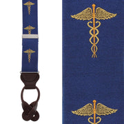 Medical Marvel Novelty Silk Button End Braces