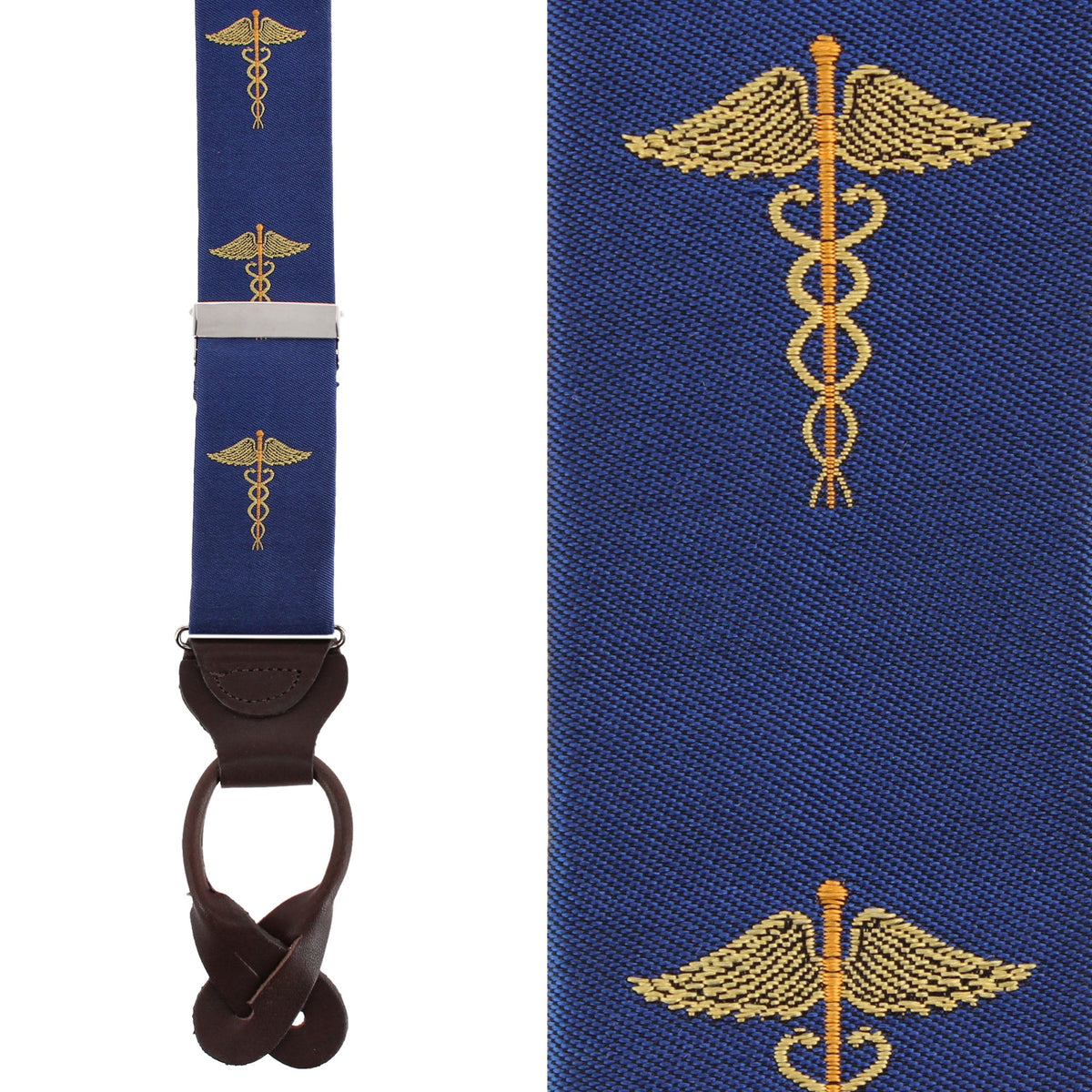 Medical Marvel Novelty Silk Button End Braces