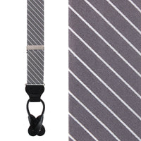 Grey with White Stripe