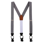 Grey with White Stripe
