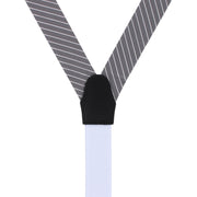 Grey with White Stripe